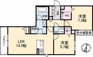 シャーメゾン寺家駅前の物件間取画像